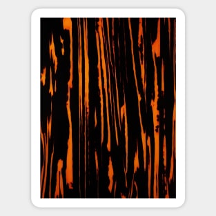 Striped Tortoise Shell Pattern Sticker